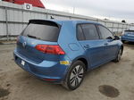 2016 Volkswagen E-golf Se Синий vin: WVWKP7AU8GW916317