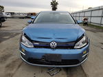 2016 Volkswagen E-golf Se Blue vin: WVWKP7AU8GW916317