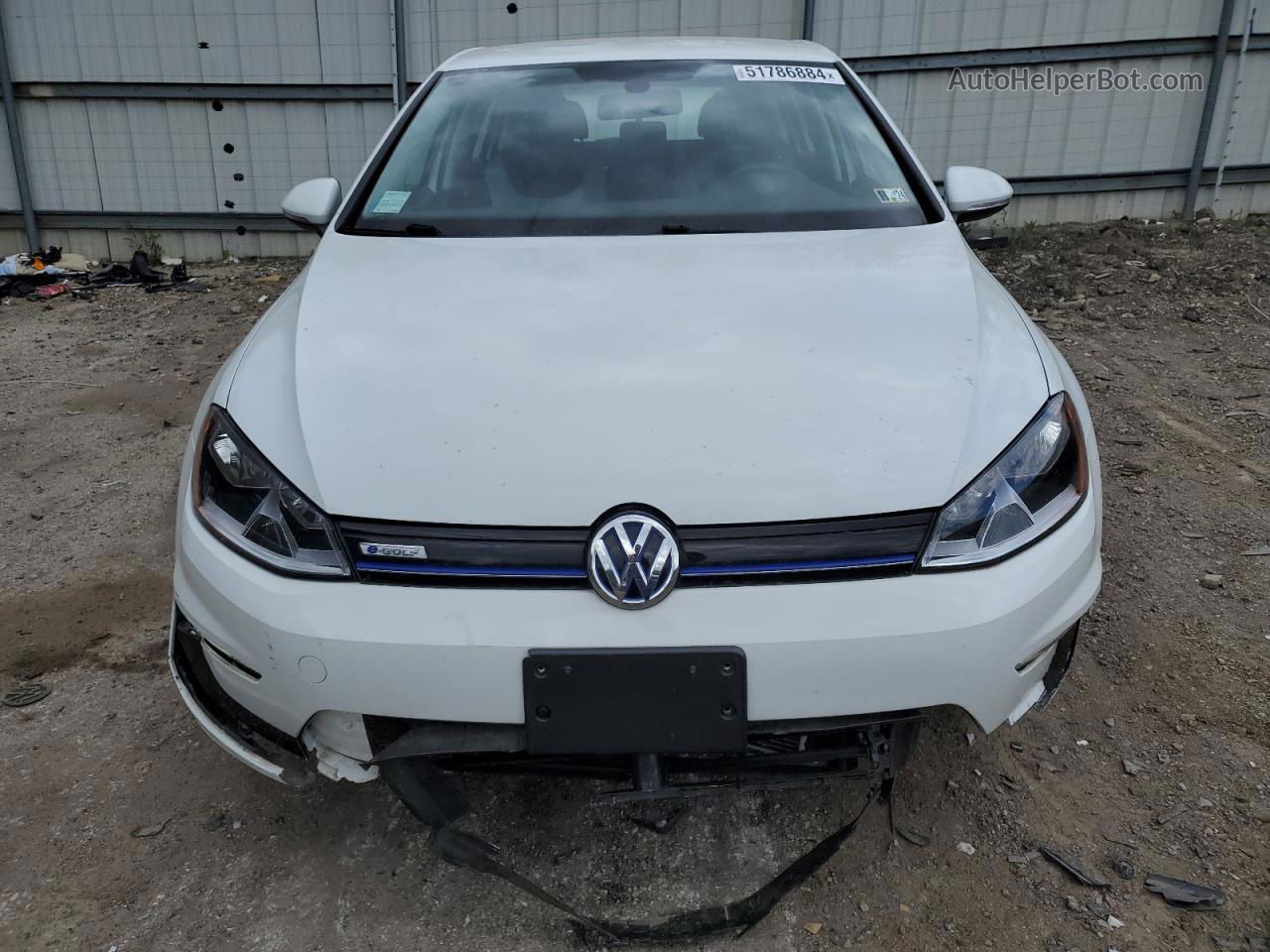 2016 Volkswagen E-golf Se Белый vin: WVWKP7AU9GW907982