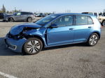 2016 Volkswagen E-golf Se Синий vin: WVWKP7AUXGW913399