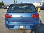 2016 Volkswagen E-golf Se Blue vin: WVWKP7AUXGW913399