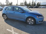 2016 Volkswagen E-golf Se Blue vin: WVWKP7AUXGW913399