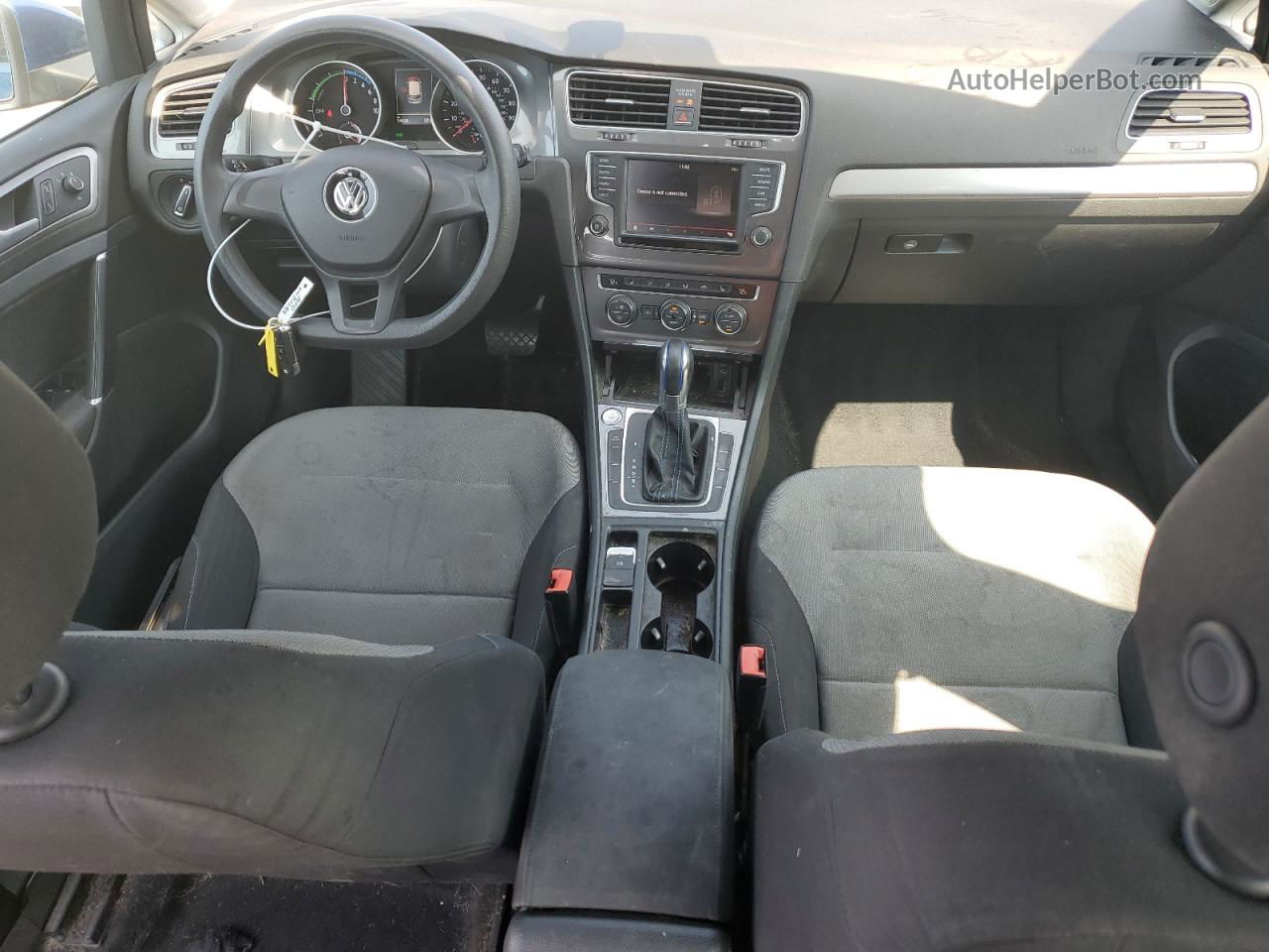 2016 Volkswagen E-golf Se Синий vin: WVWKP7AUXGW913399