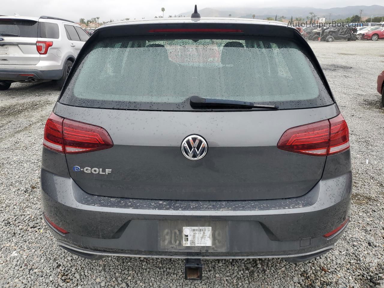 2019 Volkswagen E-golf Se Gray vin: WVWKR7AU1KW915352