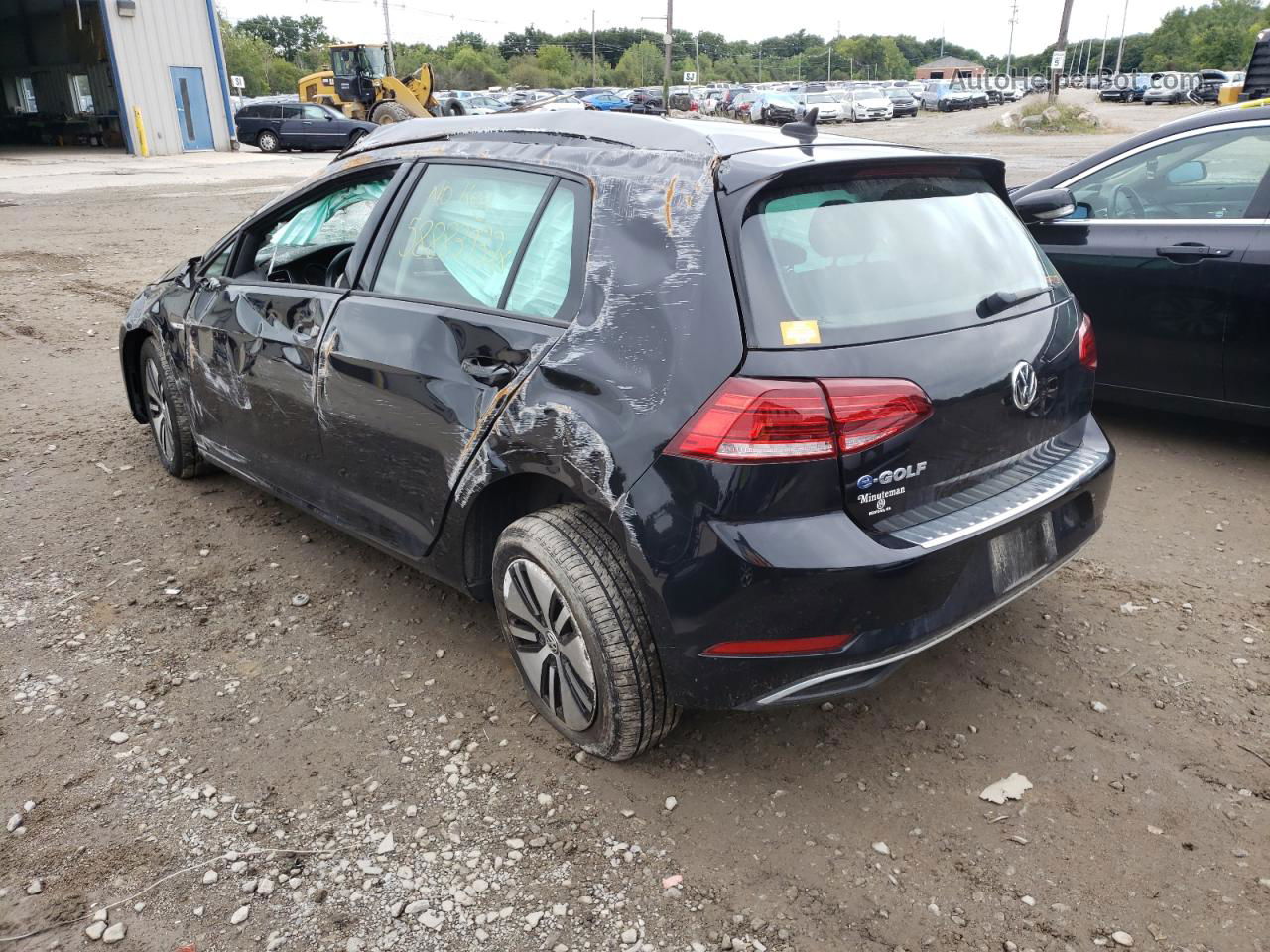 2019 Volkswagen E-golf Se Black vin: WVWKR7AU2KW903081