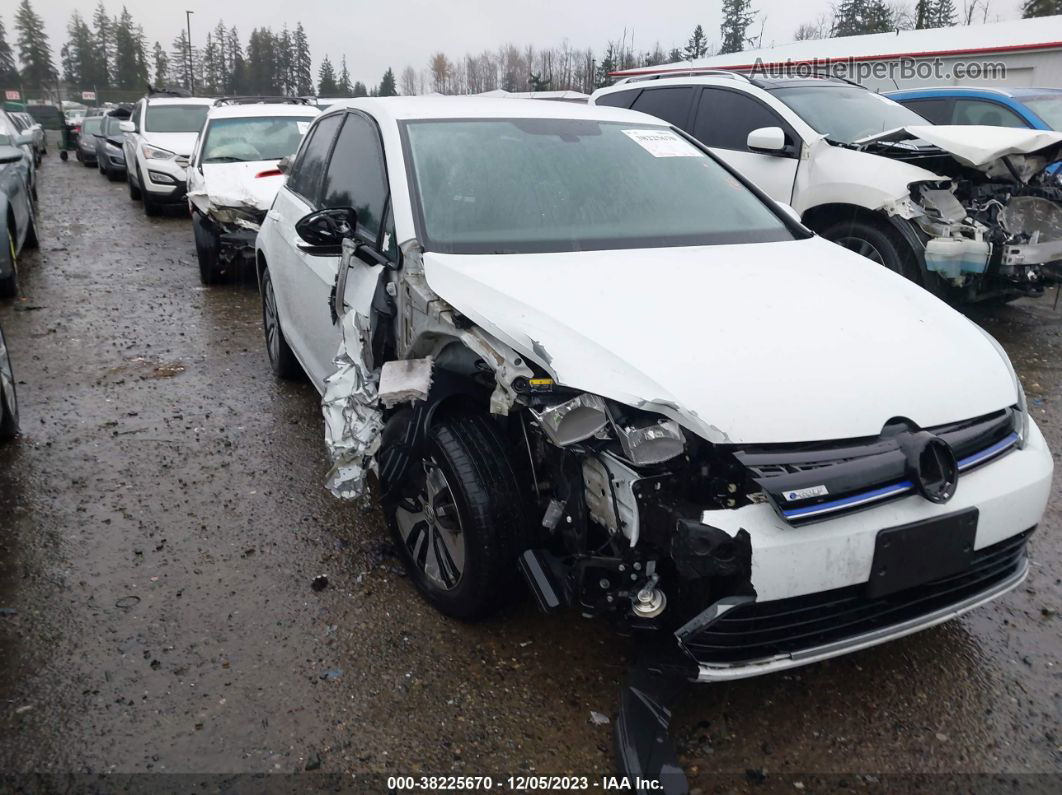 2019 Volkswagen E-golf Se White vin: WVWKR7AU2KW914842