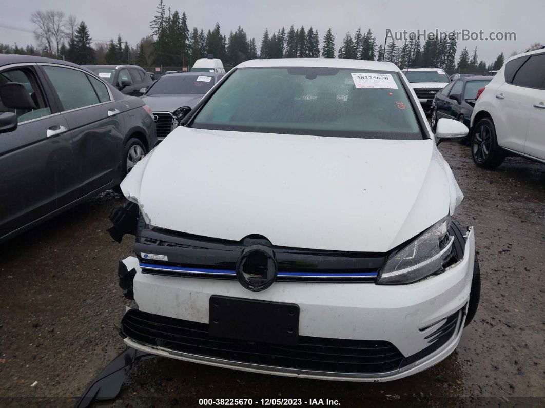 2019 Volkswagen E-golf Se White vin: WVWKR7AU2KW914842