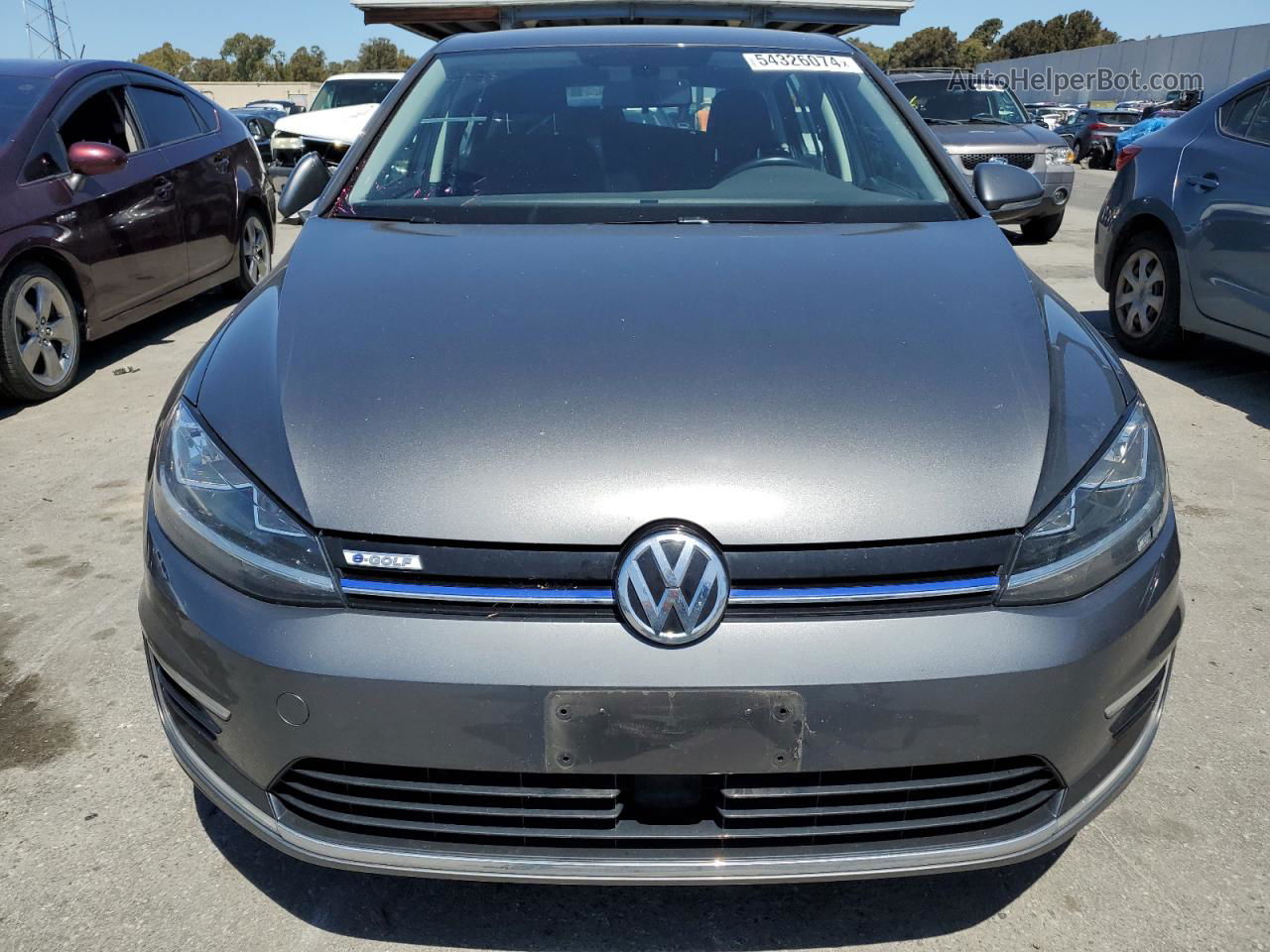 2019 Volkswagen E-golf Se Silver vin: WVWKR7AU2KW919085