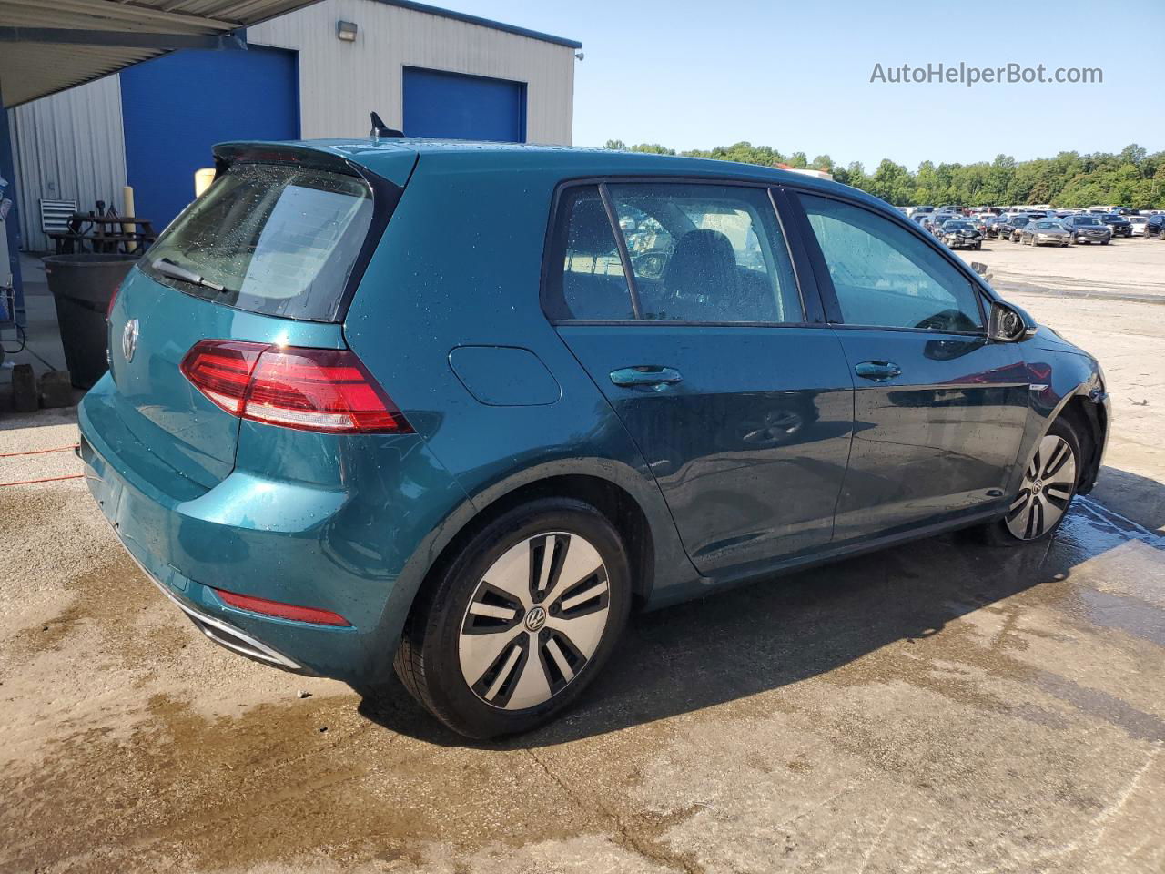 2017 Volkswagen E-golf Se Зеленый vin: WVWKR7AU3HW953822