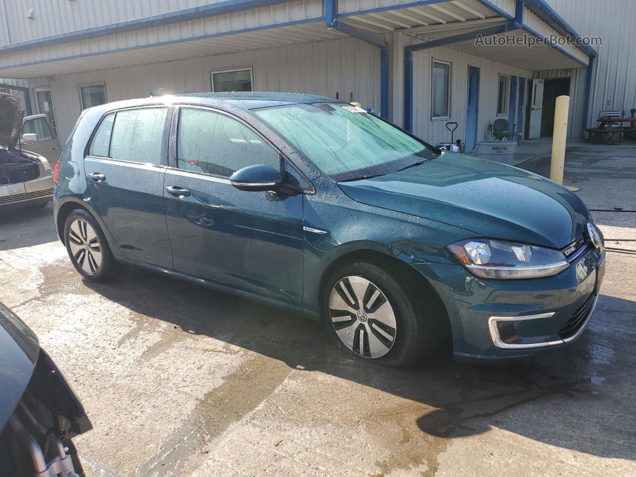 2017 Volkswagen E-golf Se Green vin: WVWKR7AU3HW953822