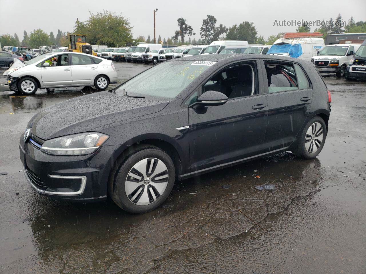 2017 Volkswagen E-golf Se Black vin: WVWKR7AU3HW954162