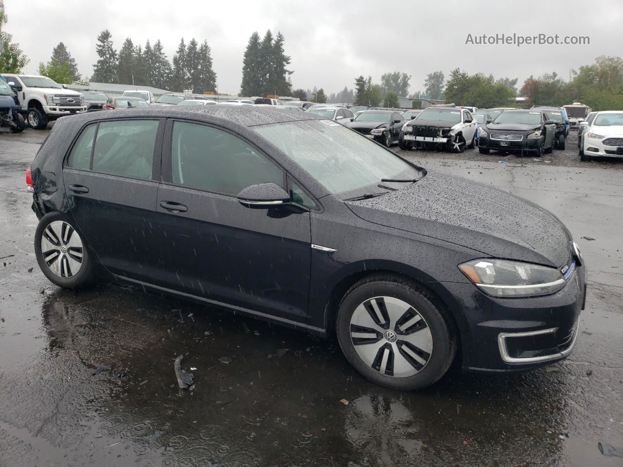 2017 Volkswagen E-golf Se Black vin: WVWKR7AU3HW954162