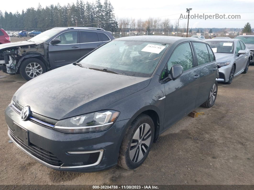 2017 Volkswagen E-golf Se Blue vin: WVWKR7AU4HW953716