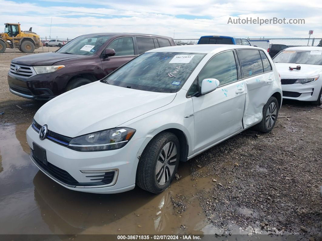 2019 Volkswagen E-golf Se Белый vin: WVWKR7AU5KW913720