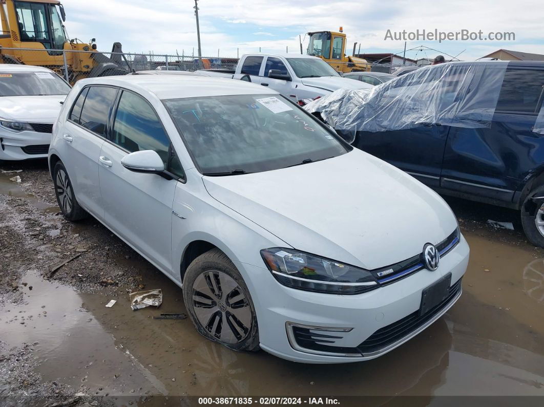 2019 Volkswagen E-golf Se Белый vin: WVWKR7AU5KW913720