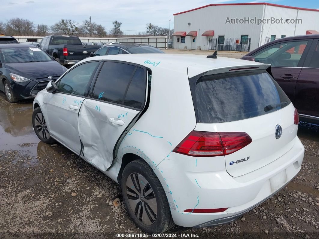 2019 Volkswagen E-golf Se White vin: WVWKR7AU5KW913720