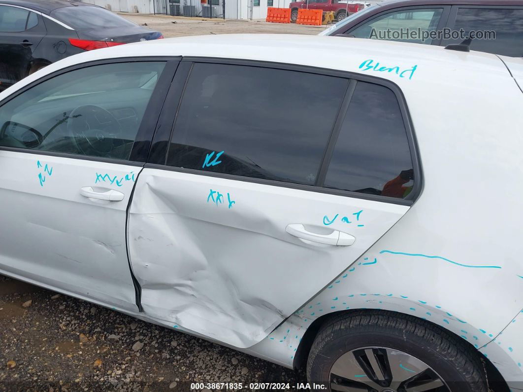 2019 Volkswagen E-golf Se White vin: WVWKR7AU5KW913720