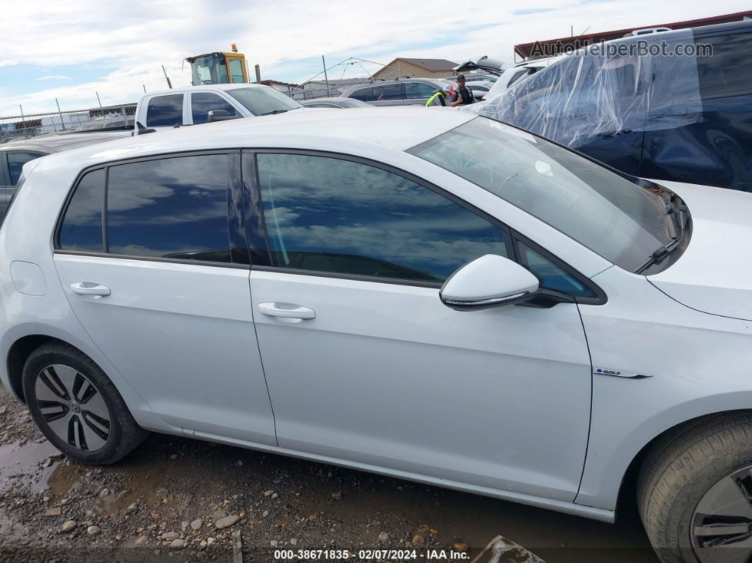 2019 Volkswagen E-golf Se Белый vin: WVWKR7AU5KW913720