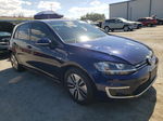 2019 Volkswagen E-golf Se Blue vin: WVWKR7AU7KW903318