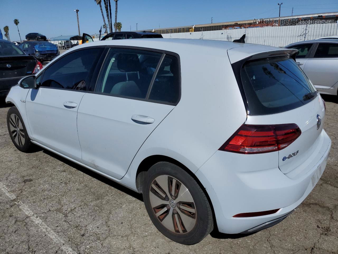 2019 Volkswagen E-golf Se White vin: WVWKR7AUXKW902292