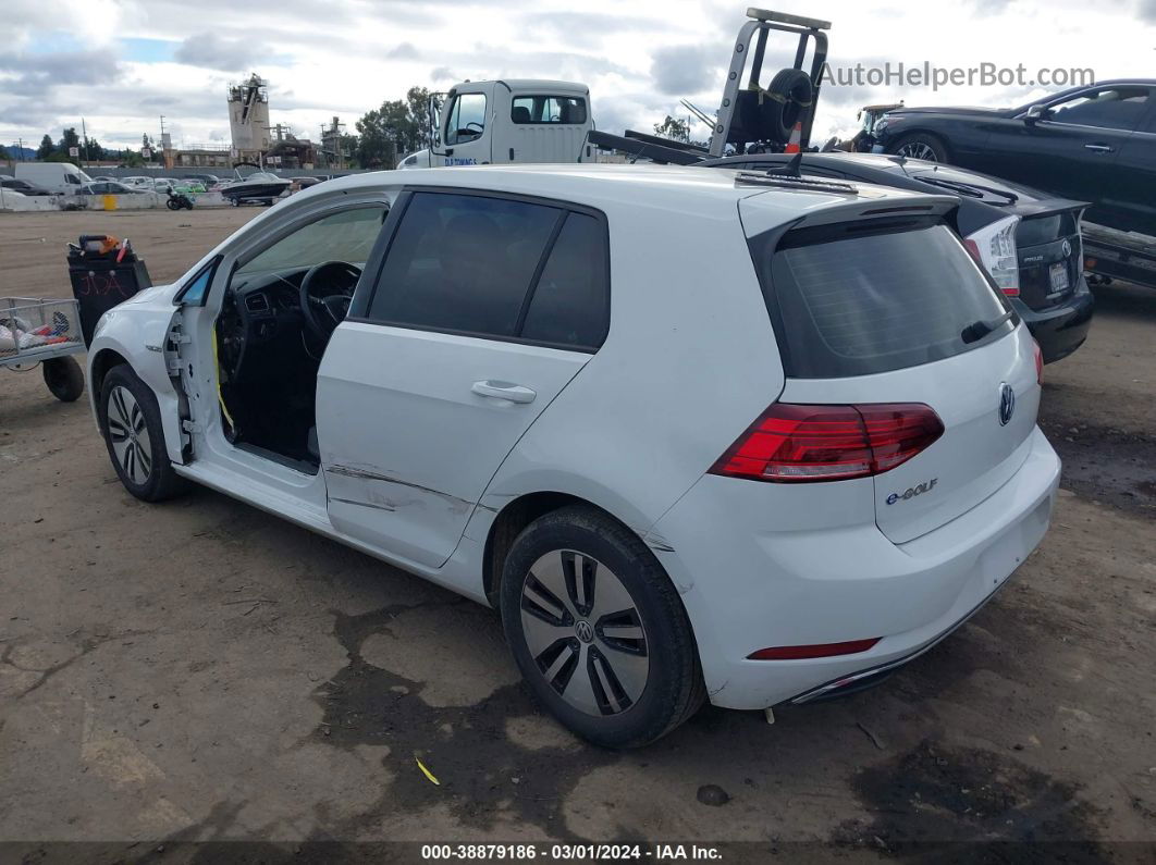 2019 Volkswagen E-golf Se Белый vin: WVWKR7AUXKW910019