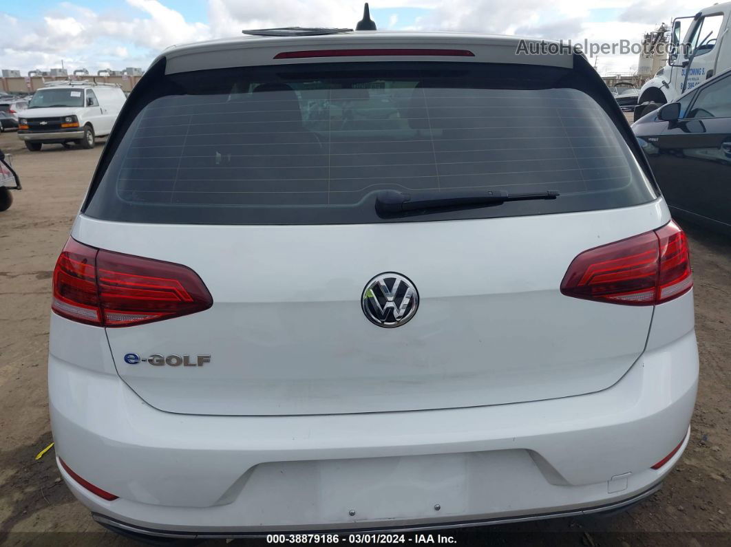 2019 Volkswagen E-golf Se Белый vin: WVWKR7AUXKW910019