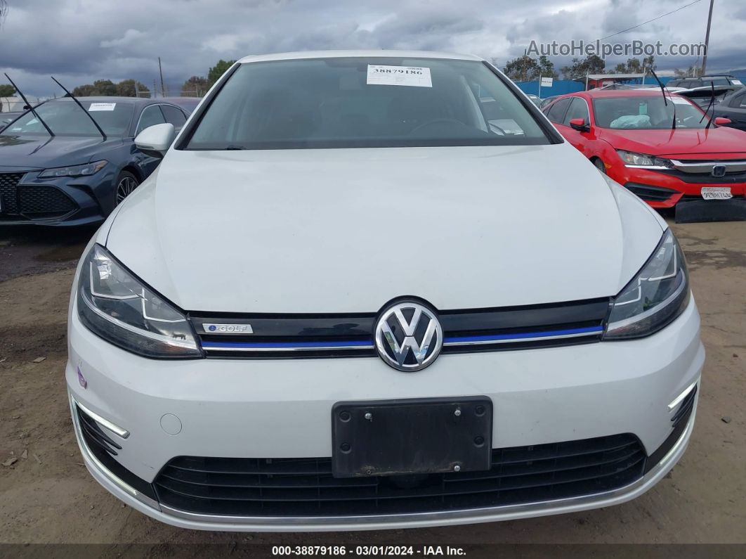 2019 Volkswagen E-golf Se Белый vin: WVWKR7AUXKW910019