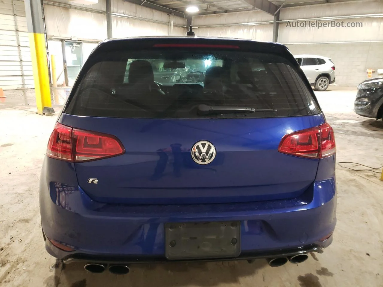 2015 Volkswagen Golf R  Blue vin: WVWLF7AU0FW204793