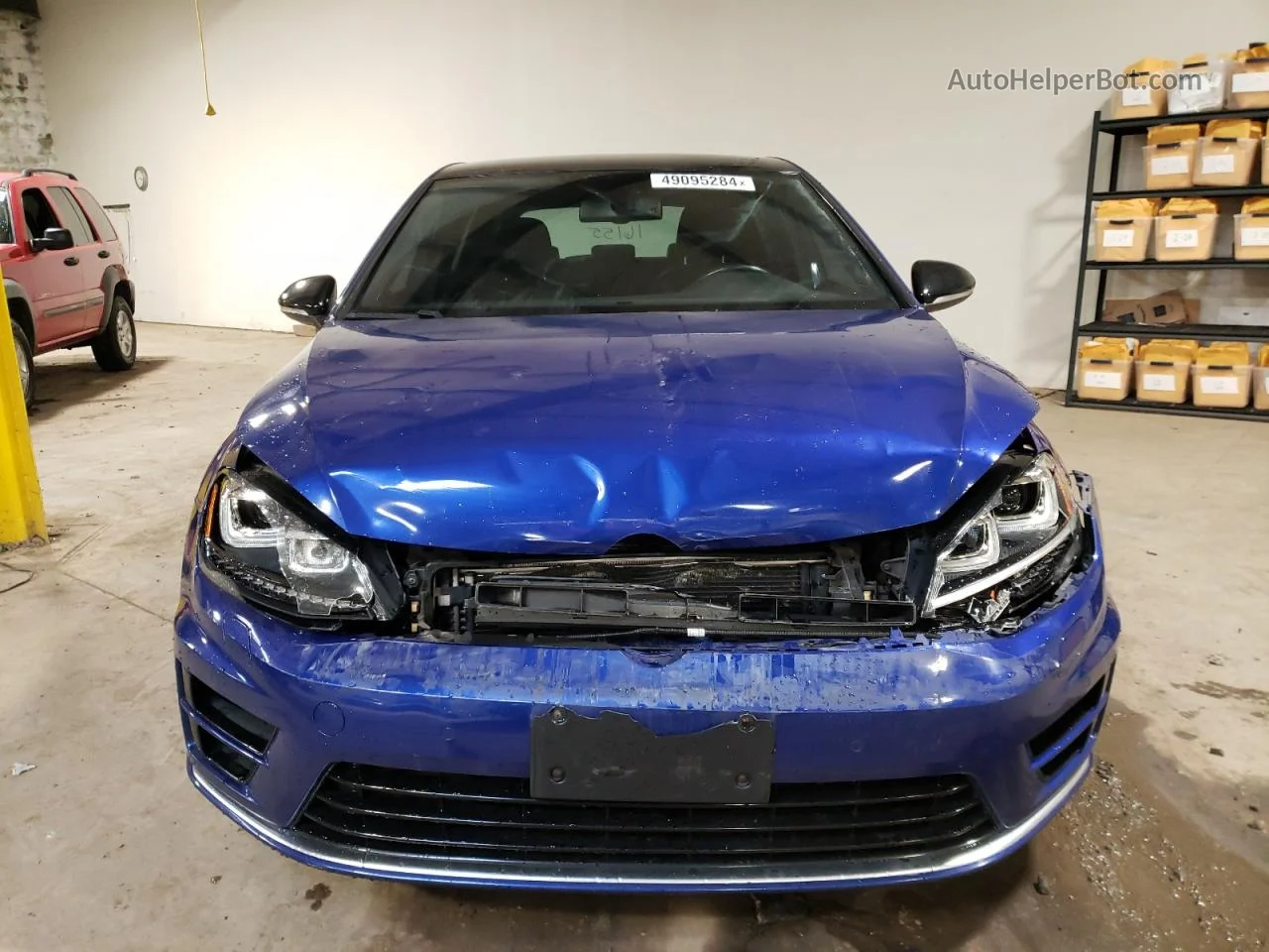 2015 Volkswagen Golf R  Blue vin: WVWLF7AU0FW204793