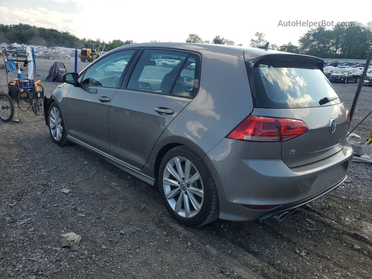 2015 Volkswagen Golf R  Серый vin: WVWLF7AU1FW229864