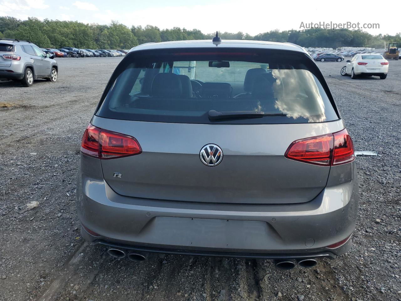 2015 Volkswagen Golf R  Серый vin: WVWLF7AU1FW229864