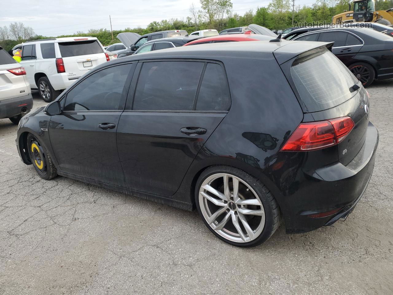 2015 Volkswagen Golf R  Black vin: WVWLF7AU3FW158425