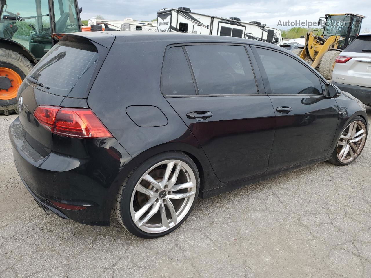 2015 Volkswagen Golf R  Black vin: WVWLF7AU3FW158425