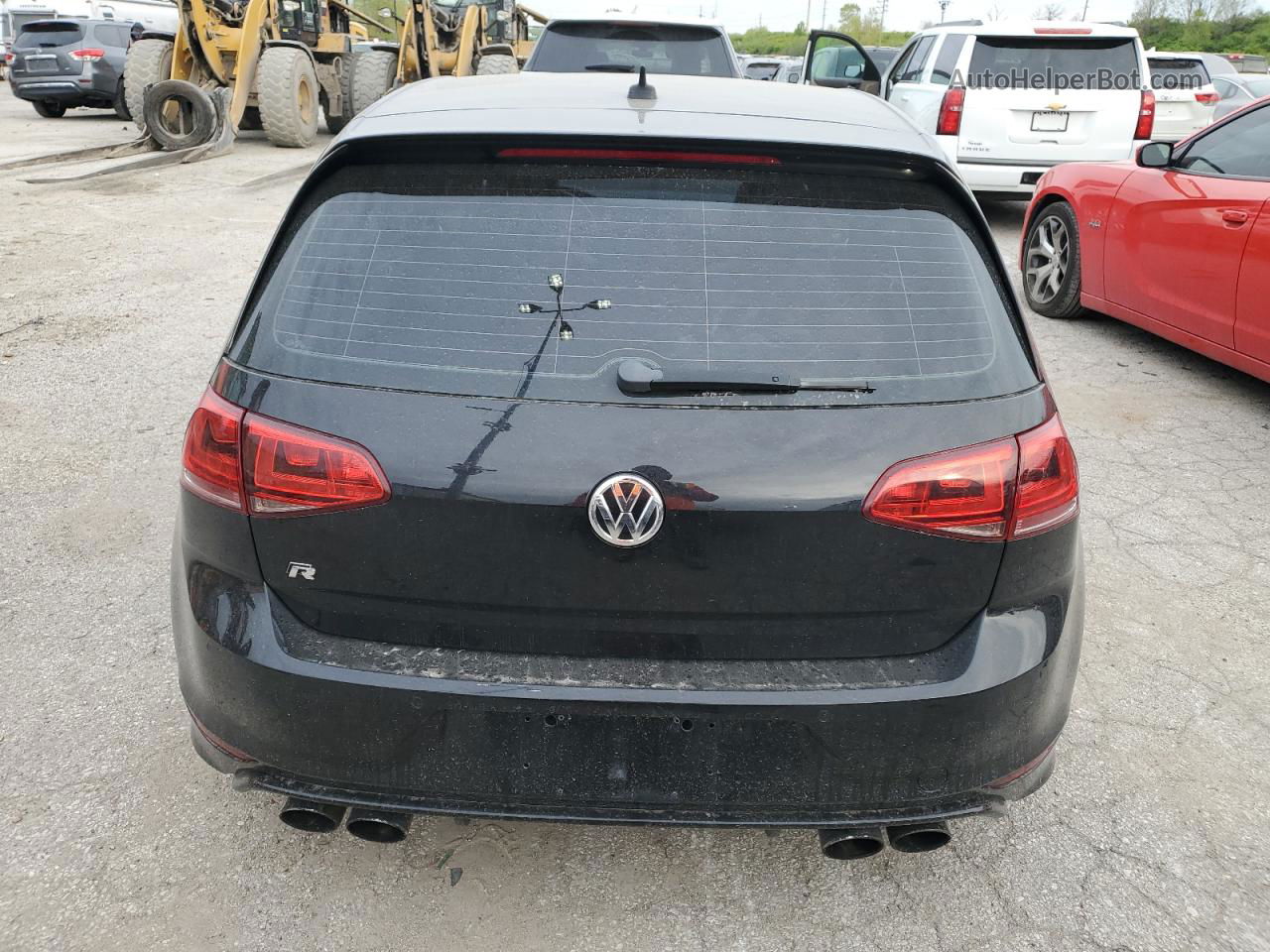 2015 Volkswagen Golf R  Black vin: WVWLF7AU3FW158425