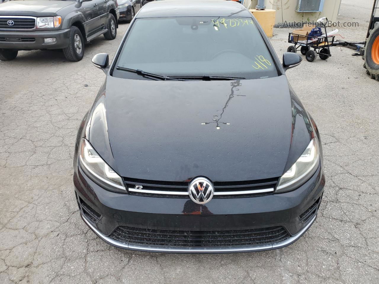 2015 Volkswagen Golf R  Black vin: WVWLF7AU3FW158425