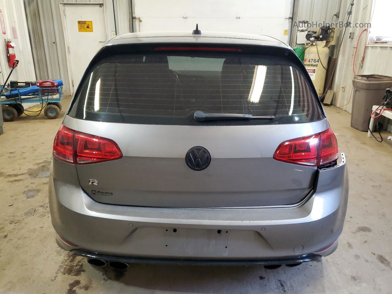 2015 Volkswagen Golf R  Gray vin: WVWLF7AU3FW224357