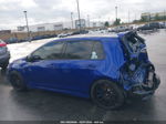 2016 Volkswagen Golf R 4-door Blue vin: WVWLF7AU3GW281756