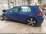 2015 Volkswagen Golf R 4-door Blue vin: WVWLF7AU4FW205297