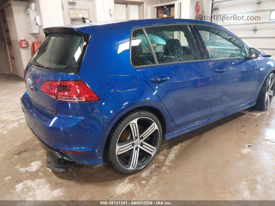 2015 Volkswagen Golf R 4-door Blue vin: WVWLF7AU4FW205297