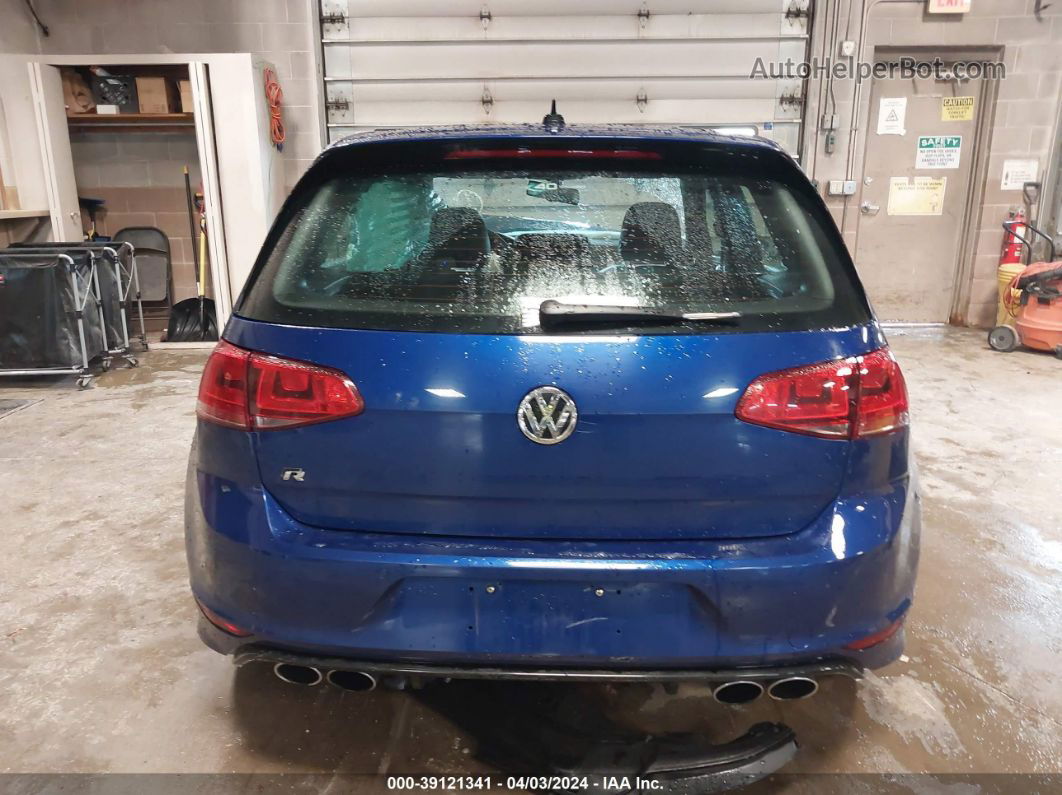 2015 Volkswagen Golf R 4-door Blue vin: WVWLF7AU4FW205297