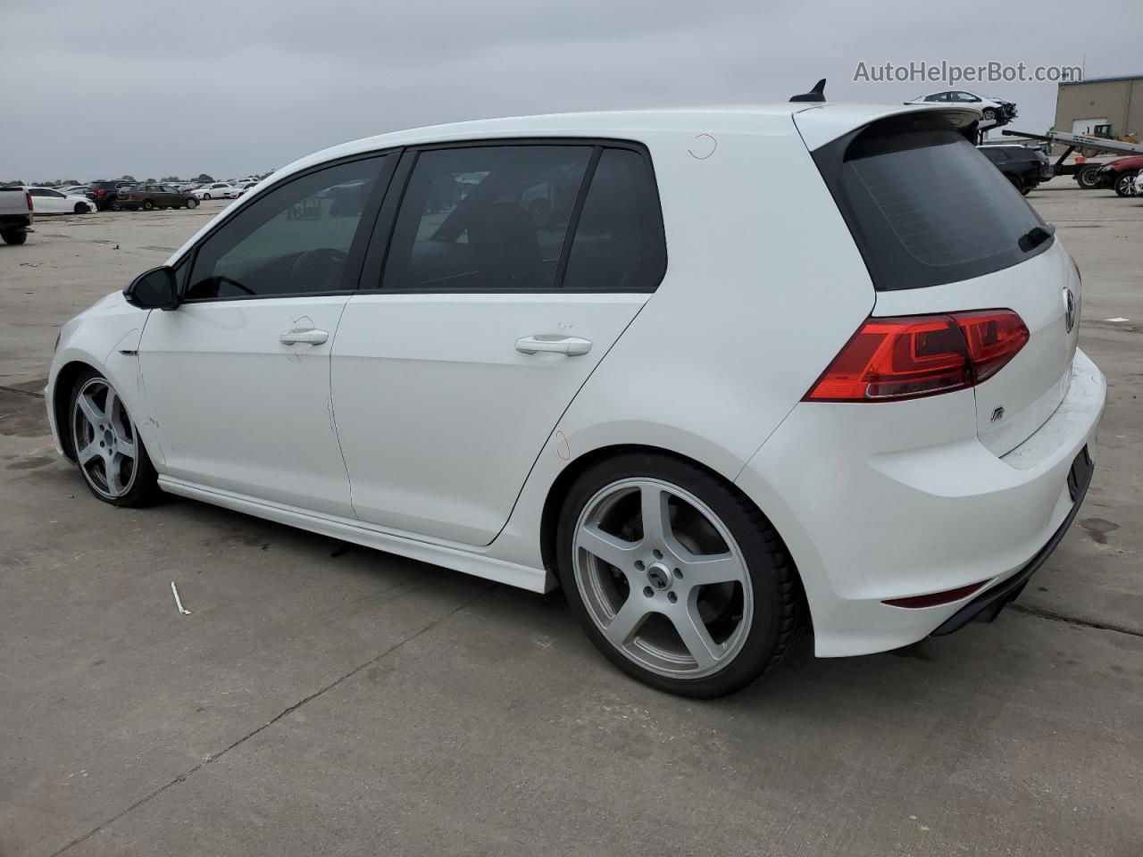 2016 Volkswagen Golf R  White vin: WVWLF7AU4GW034648