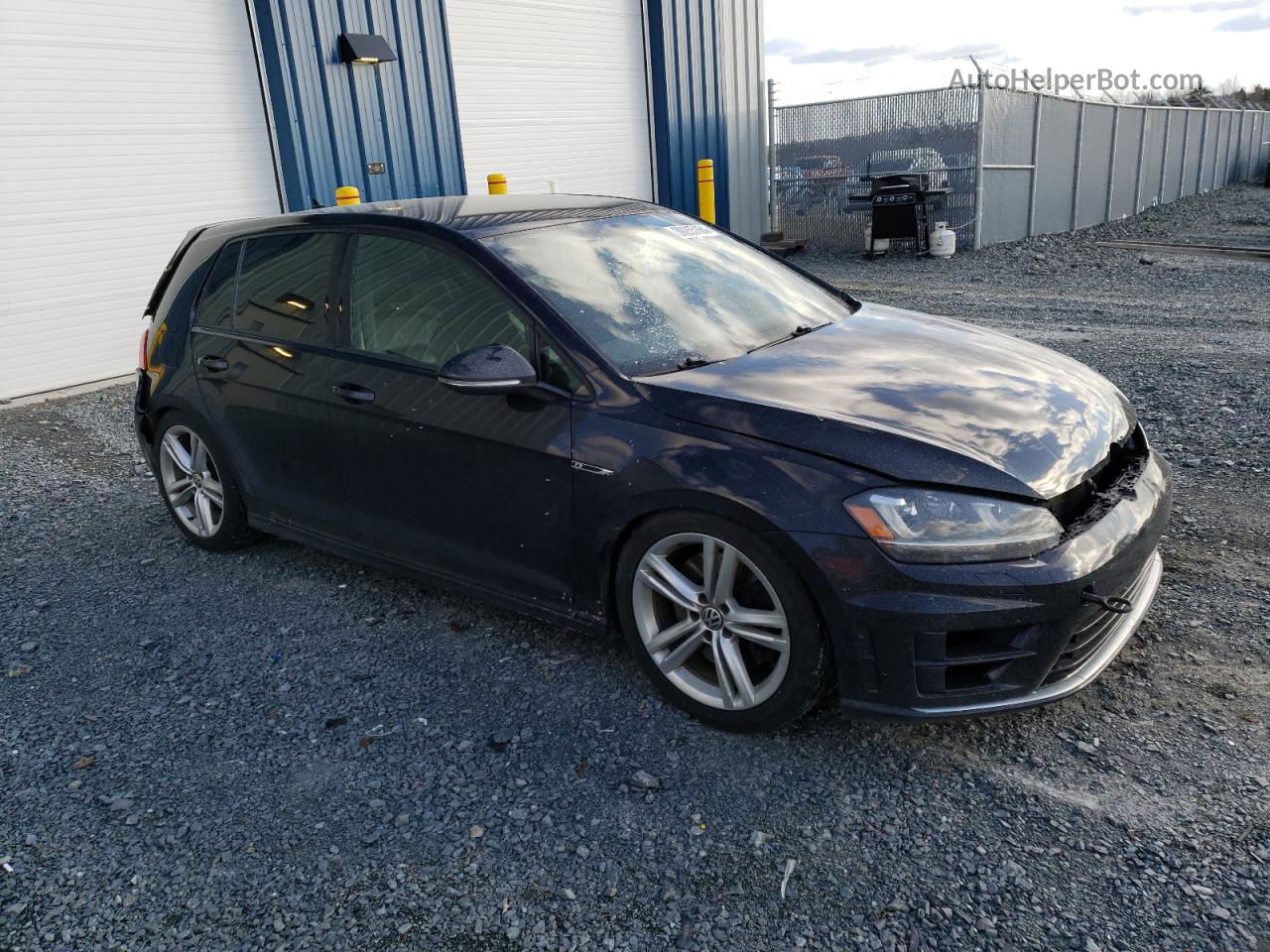 2016 Volkswagen Golf R  Black vin: WVWLF7AU8GW247764