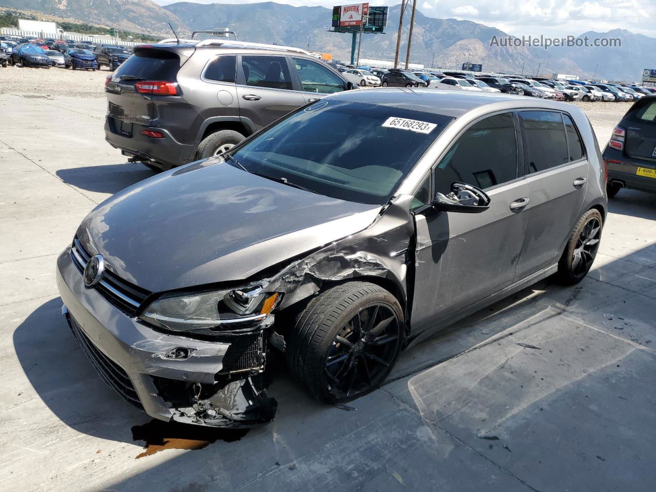 2015 Volkswagen Golf R  Charcoal vin: WVWLF7AUXFW228082