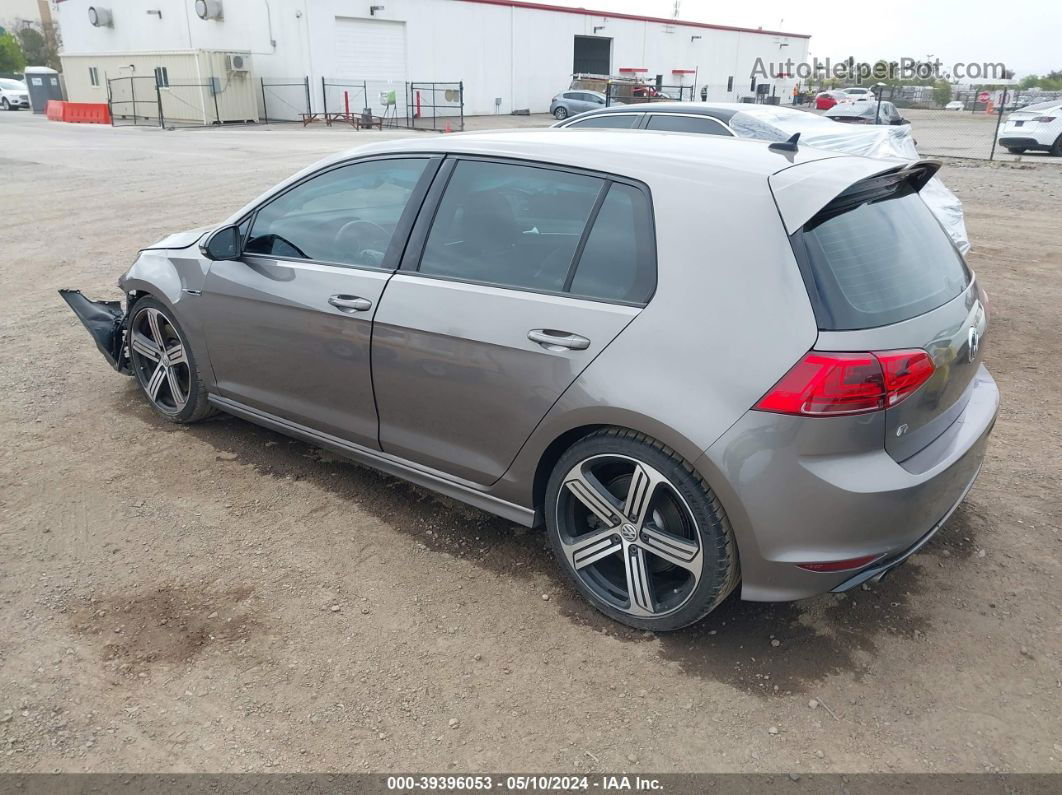 2016 Volkswagen Golf R 4-door Gray vin: WVWLF7AUXGW189995