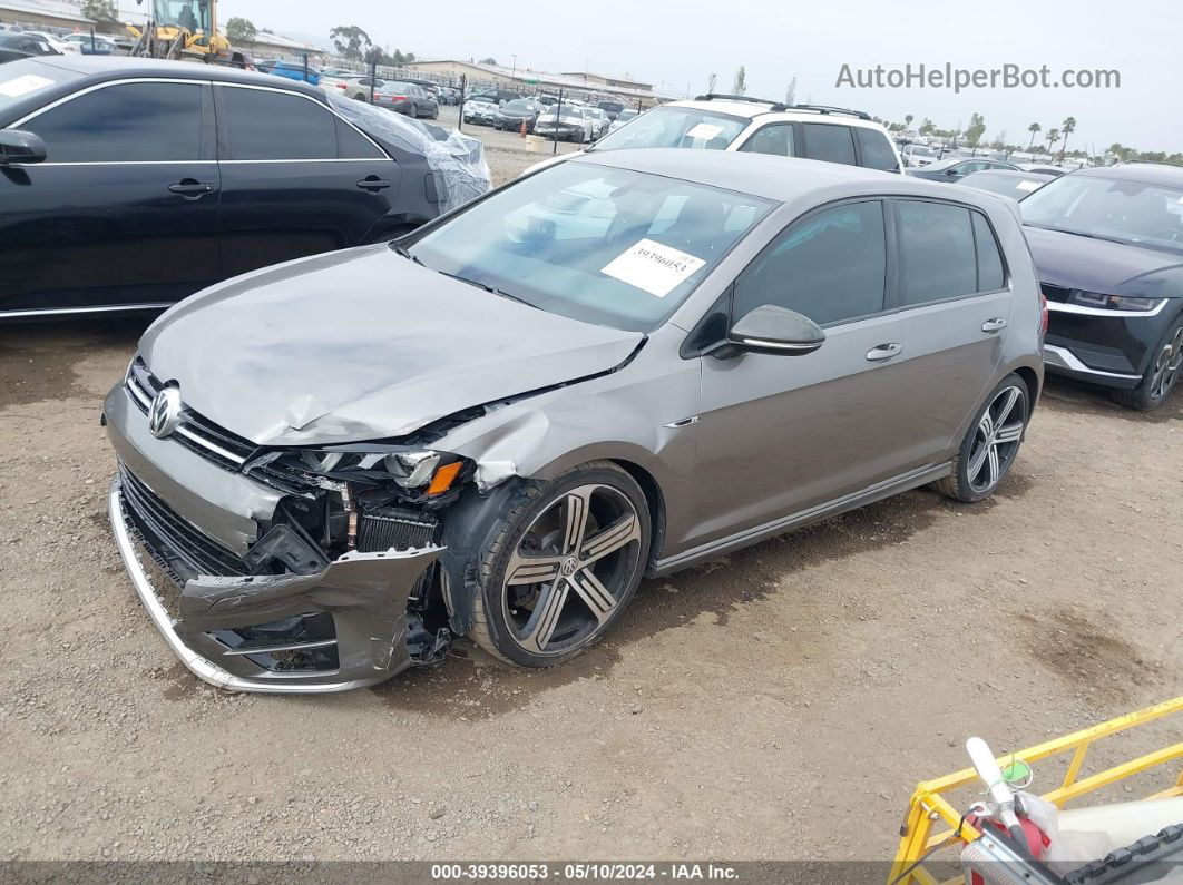 2016 Volkswagen Golf R 4-door Gray vin: WVWLF7AUXGW189995