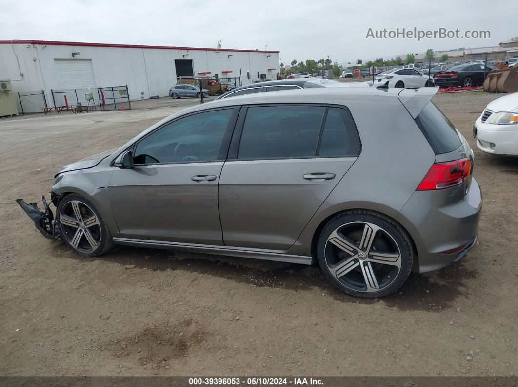 2016 Volkswagen Golf R 4-door Gray vin: WVWLF7AUXGW189995