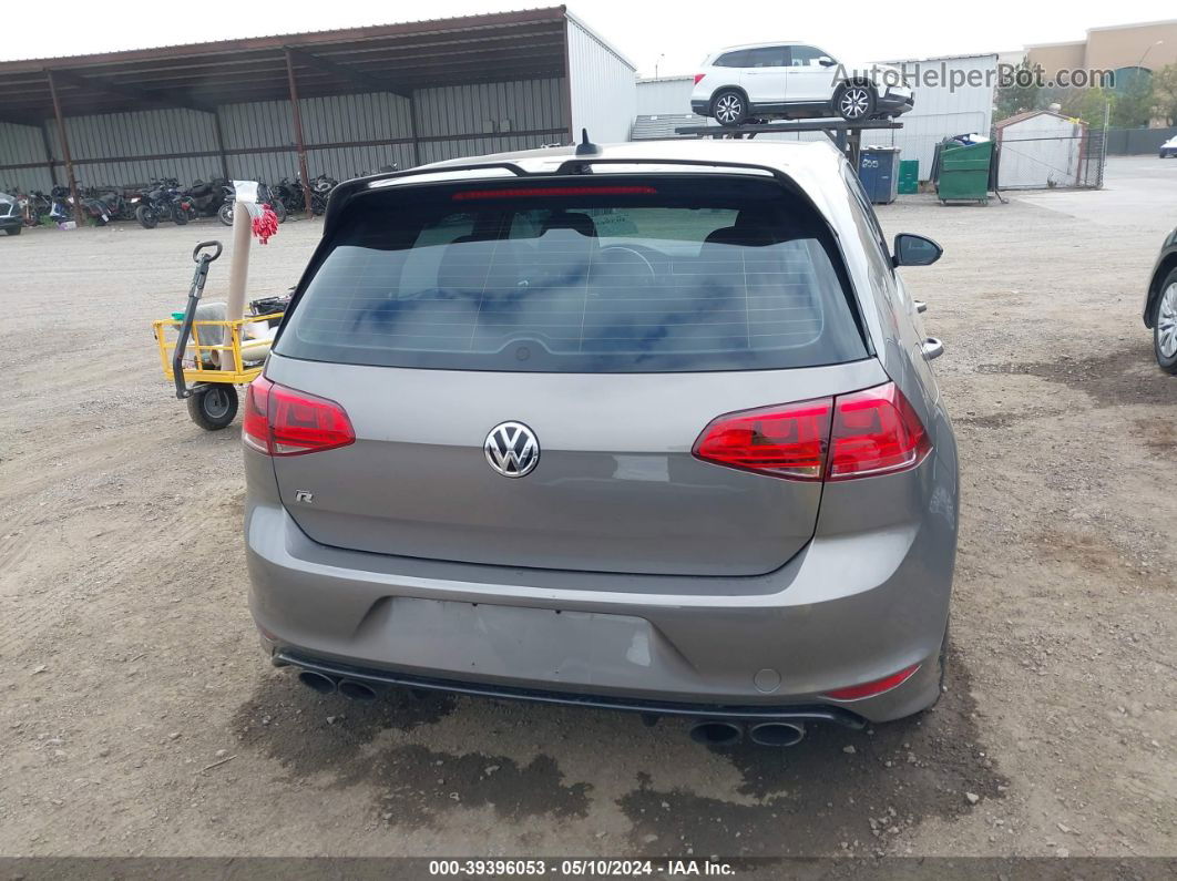 2016 Volkswagen Golf R 4-door Gray vin: WVWLF7AUXGW189995