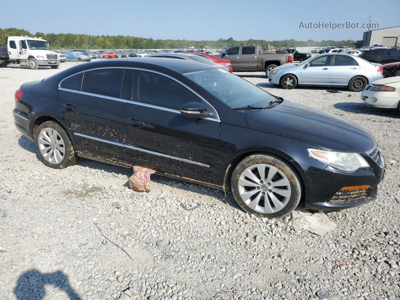 2012 Volkswagen Cc Sport Black vin: WVWMN7AN0CE502343