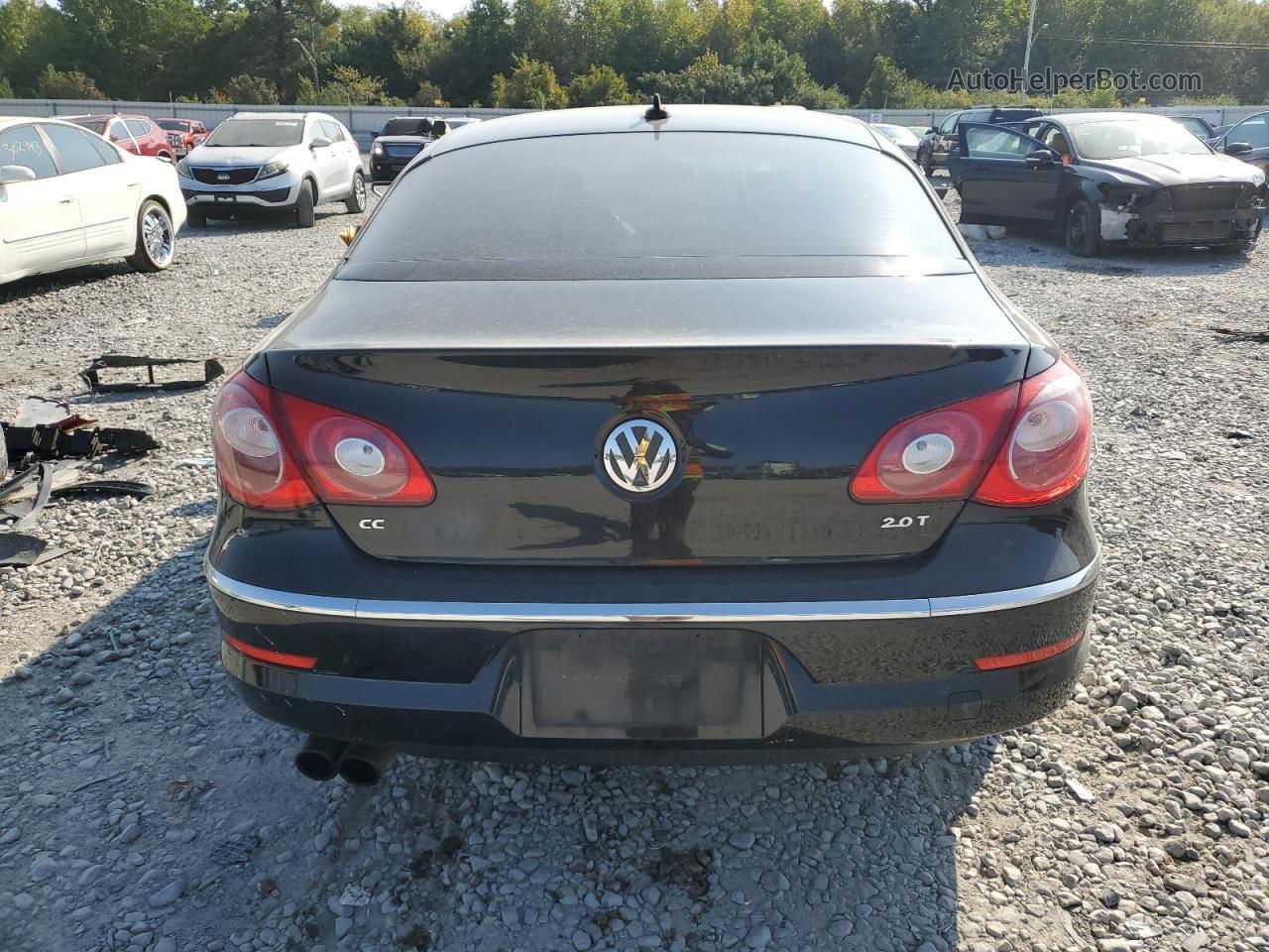 2012 Volkswagen Cc Sport Black vin: WVWMN7AN0CE502343