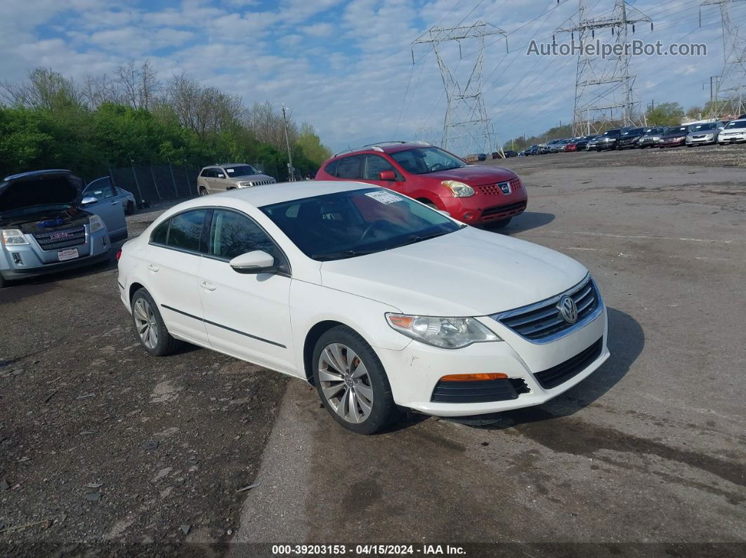 2012 Volkswagen Cc Sport Белый vin: WVWMN7AN0CE514928